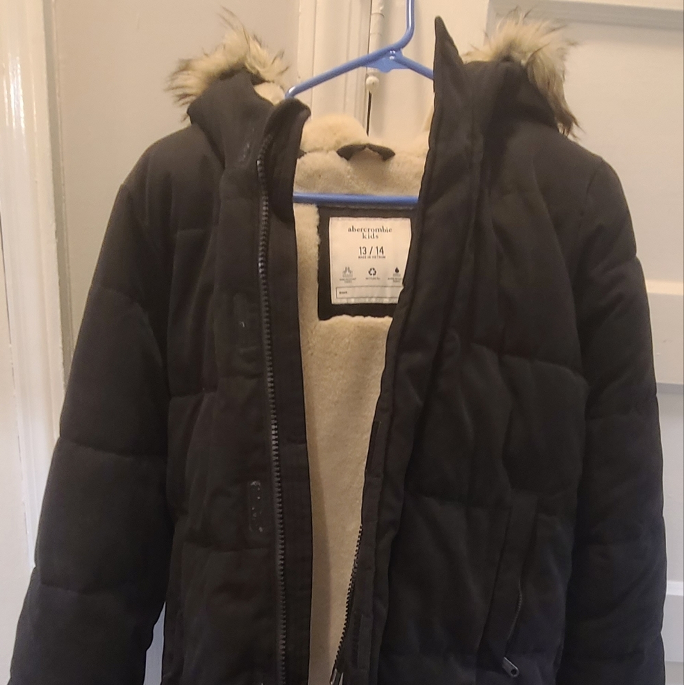Boys 13/14 Abercrombie and Fitch kids parka jacket